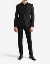 Load image into Gallery viewer, Black Blazer with Zip Embellishment