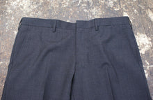 Load image into Gallery viewer, Grey Wool Micro Check Trousers