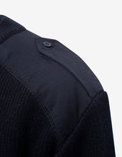 Load image into Gallery viewer, Navy Blue Logo Panelled Sweater