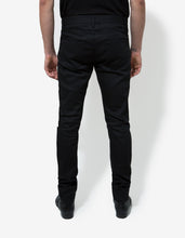 Load image into Gallery viewer, Black D02 Blow Out Knee Skinny Jeans