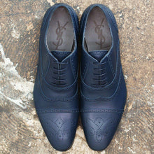 Load image into Gallery viewer, Blue 'Faubourg' Oxford Shoes
