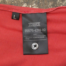 Load image into Gallery viewer, Washed Red V-Neck T-Shirt
