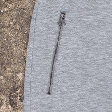Load image into Gallery viewer, Grey Zip Sweat Pants Bottoms Casual Trousers
