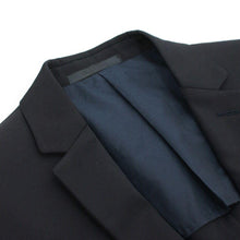 Load image into Gallery viewer, Midnight Dark Blue Nylon Blazer Jacket
