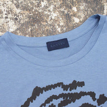 Load image into Gallery viewer, Blue Tiger Print T-Shirt Top with Sequins
