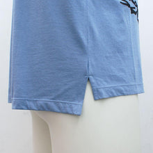 Load image into Gallery viewer, Blue Tiger Print T-Shirt Top with Sequins

