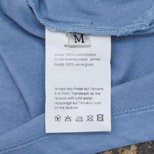 Load image into Gallery viewer, Blue Tiger Print T-Shirt Top with Sequins
