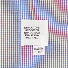 Load image into Gallery viewer, Blue &amp; Red Mini Check Shirt
