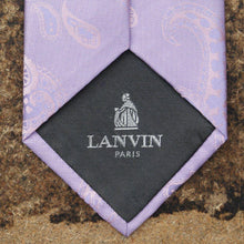 Load image into Gallery viewer, Lilac Paisley Pattern Tie
