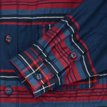 Load image into Gallery viewer, Navy &amp; Red Striped Shirt
