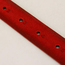 Load image into Gallery viewer, Red Suede Leather Thin Belt
