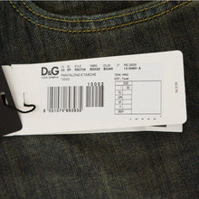 Load image into Gallery viewer, D&amp;G Blue 'Power' Fit Washed Jeans
