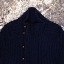 Load image into Gallery viewer, Navy Button Front Cardigan
