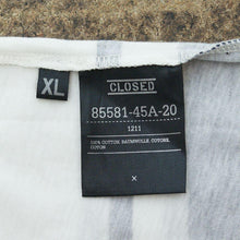Load image into Gallery viewer, Off-White &amp; Blue Stripe T-Shirt
