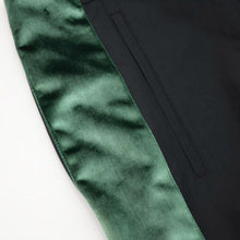 Load image into Gallery viewer, Black Trousers with Green Trim

