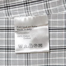 Load image into Gallery viewer, Black/White Check Short Sleeve Shirt
