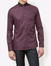 Load image into Gallery viewer, Check Shirt with Grosgrain Collar
