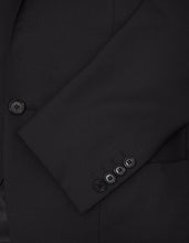Load image into Gallery viewer, Black Slim-Fit Wool Blazer
