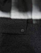 Load image into Gallery viewer, Grey Check Panelled Windbreaker

