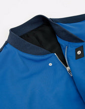 Load image into Gallery viewer, Electric Blue Bomber Jacket
