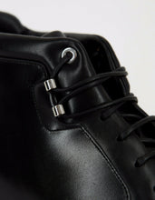 Load image into Gallery viewer, Black Leather Ankle Boots
