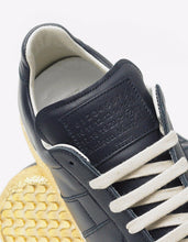 Load image into Gallery viewer, &#39;Replica&#39; Blue &amp; Gold Leather Trainers

