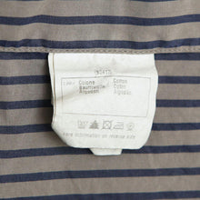 Load image into Gallery viewer, Beige Blue Striped Cotton Casual Shirt

