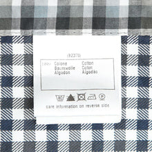 Load image into Gallery viewer, Blue and Green Check Cotton Casual Shirt
