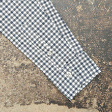 Load image into Gallery viewer, Blue and Green Check Cotton Casual Shirt
