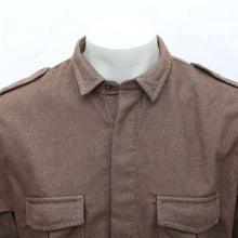 Load image into Gallery viewer, Brown Military Style Shirt
