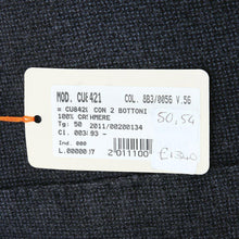 Load image into Gallery viewer, Grey 100% Cashmere Blazer Jacket
