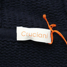 Load image into Gallery viewer, Navy Hooded Cashmere Cardigan With Horn Toggles
