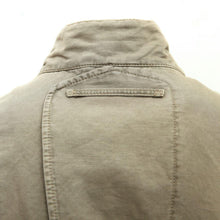 Load image into Gallery viewer, Khaki Cotton Linen Blend Military Inspired Jacket
