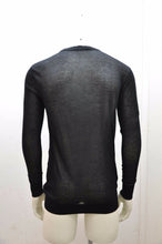 Load image into Gallery viewer, Black Cotton Knit Dual Layered Jumper
