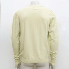 Load image into Gallery viewer, Pale Green Cotton Knit V Neck Jumper
