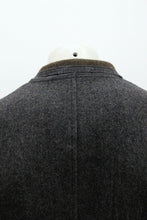 Load image into Gallery viewer, 3/4 Length Grey Wool Coat Jacket
