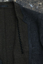 Load image into Gallery viewer, 3/4 Length Grey Wool Coat Jacket
