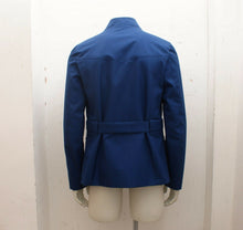 Load image into Gallery viewer, Royal Blue Military Style Belted Coat Jacket
