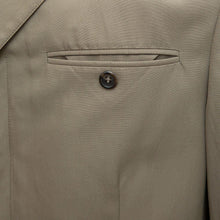 Load image into Gallery viewer, Khaki Viscose &amp; Cottton Blend Blazer Jacket

