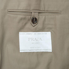 Load image into Gallery viewer, Khaki Viscose &amp; Cottton Blend Blazer Jacket
