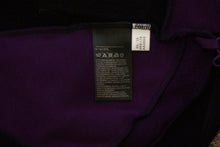 Load image into Gallery viewer, Black Wool Hoodie With Purple Accents
