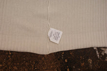 Load image into Gallery viewer, Off White Ribbed Knitted Vest Tank Top
