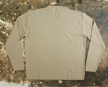 Load image into Gallery viewer, Cotton Knit V Neck Jumper In Beige
