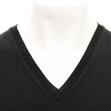 Load image into Gallery viewer, Black Fine Knit Wool Vest Tank Top
