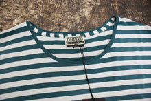 Load image into Gallery viewer, Green Striped T Shirt

