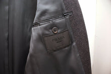 Load image into Gallery viewer, Prada Camel Hair Smart Over Coat in Anthracite Grey
