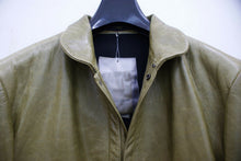 Load image into Gallery viewer, Olive Green Leather Jacket
