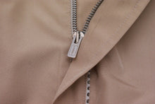 Load image into Gallery viewer, Beige Resin Silk Cloth Jacket With Piping Detail
