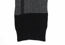 Load image into Gallery viewer, Cable Knit Wool &amp; Cashmere Scarf in Grey
