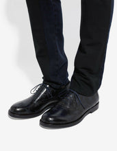 Load image into Gallery viewer, Midnight Blue Star Print Oxford Shoes
